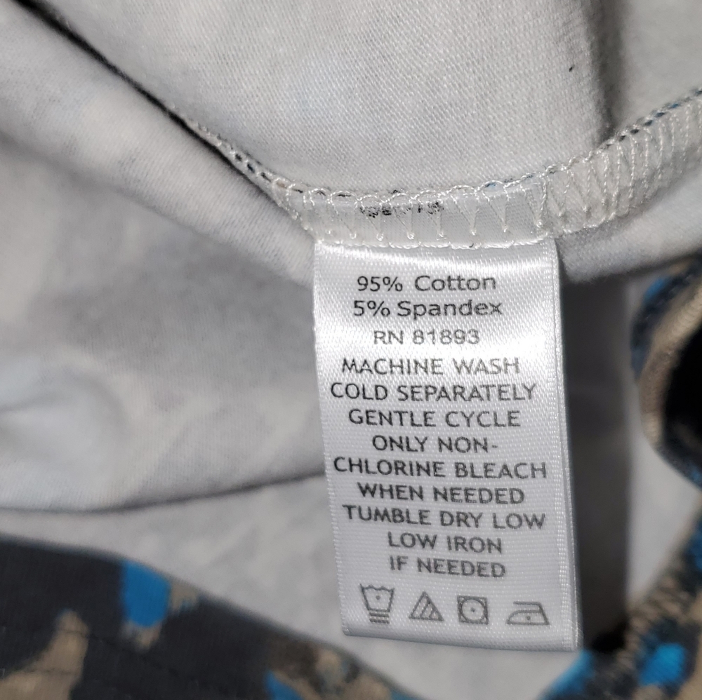 Brand new multi colored Denim Co blouse - Picture 3 of 10